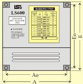 Габаритные и присоединительные размеры блоков